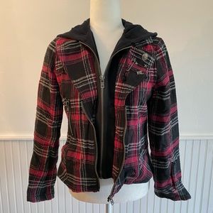 Maurices Hooded Zip Front Jacket